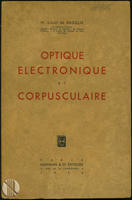 Image de Optique Electronique Et Corpusculaire