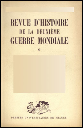 Picture of Revue d`Histoire de la Deuxième Guerre Mondiale. Année 2, N° 5