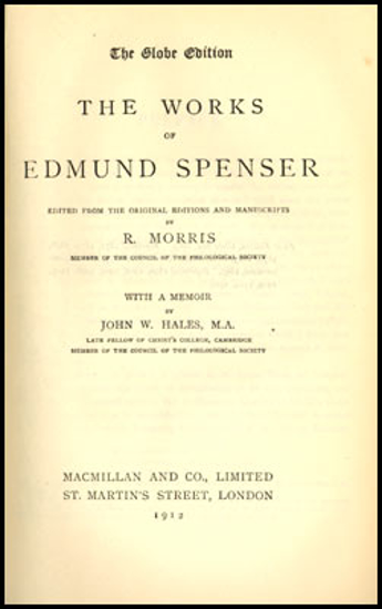 Image de The Works Of Edmund Spenser