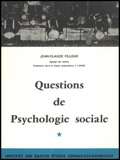 Image de Questions de psychologie sociale - Tome premier