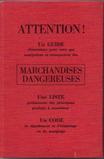 Picture of Marchandises Dangereuses