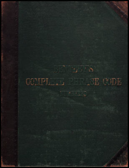 Afbeeldingen van Bentley's Complete Phrase Code Numbered