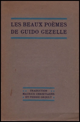 Picture of Les Beaux Poèmes De Guido Gezelle