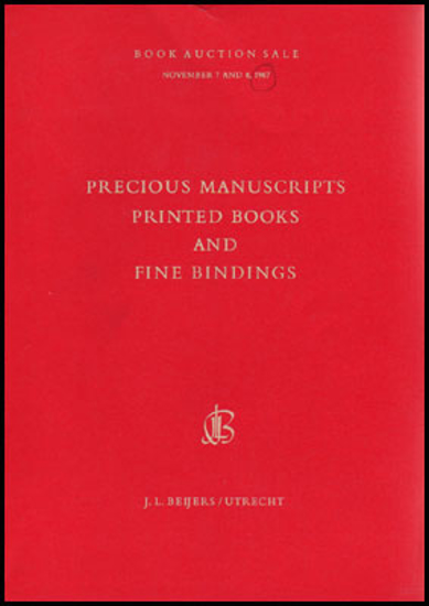 Picture of Precious manuscripts, printed books and fine bindings