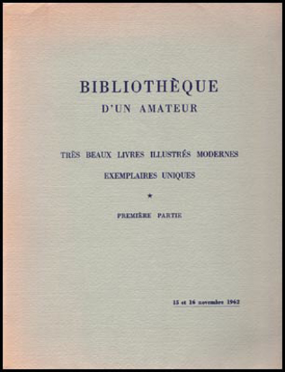 Picture of Bibliothèque D'Un Amateur