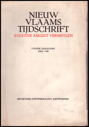 Picture of Nieuw Vlaams Tijdschrift. Vierde Jaargang volledig