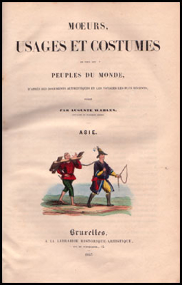 Image de Moeurs, usages et costumes de tous les peuples du monde. Asie