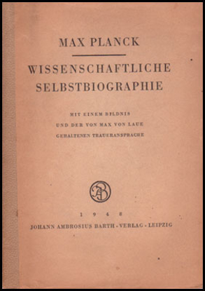 Picture of Wissenschaftliche Selbstbiographie