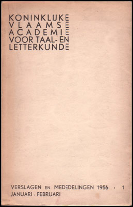 Picture of Verslagen En Mededelingen 1956 . 1