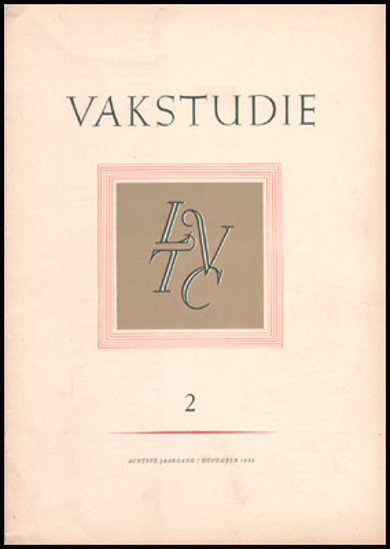 Picture of Vakstudie. Jg. 8 Nr. 2