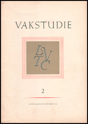 Picture of Vakstudie. Jg. 8 Nr. 2