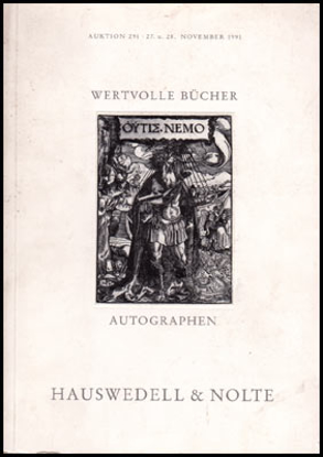 Image de Wertvolle Bücher Und Autographen Des 15.-20. Jahrhunderts