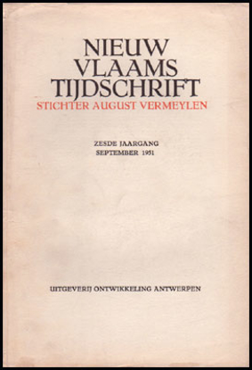 Picture of Nieuw Vlaams Tijdschrift. Zesde Jaargang September 1951