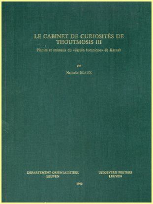 Afbeeldingen van Le cabinet de curiosités de Thoutmosis III