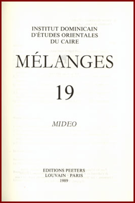 Picture of Mélanges. Mideo 19