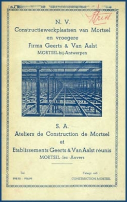 Image de N.V. Constructiewerkplaatsen van Mortsel en vroegere firma Geerts & Van Aelst