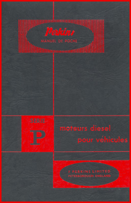 Picture of Manuel de poche pour moteurs diesel Perkins, serie P. Pour véhicules