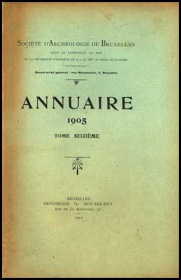 Afbeeldingen van Annuaire de la societé royale de archeologie de Bruxelles, tome XVI