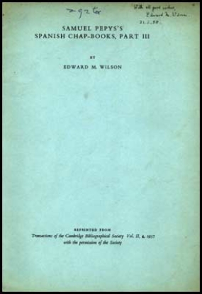 Afbeeldingen van Samuel Pepys s Spanish Chap-Books, Part III