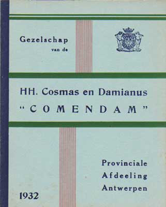 Afbeeldingen van Gezelschap van de HH. Cosmas en Damianus "Comendam"