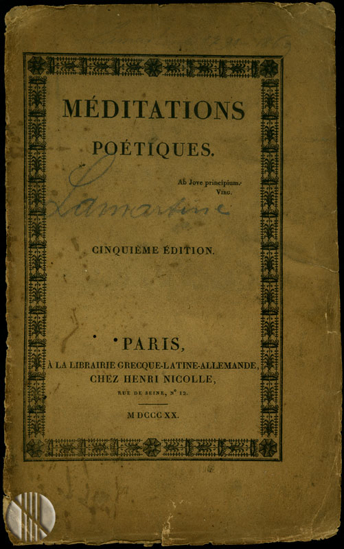 Picture of Méditations poétiques