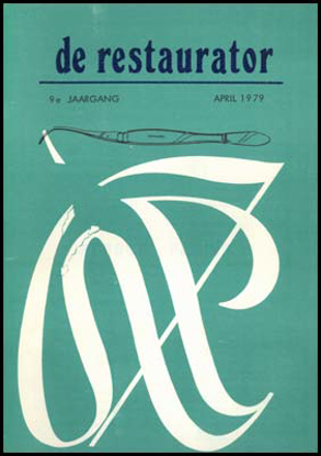 Image de De restaurator. Jg. 9 N° 1