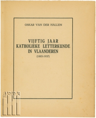 Picture of Vijftig jaar Katholieke letterkunde in Vlaanderen (1885-1937)