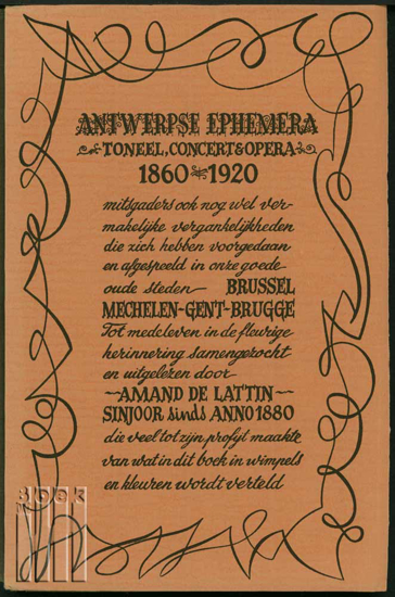 Picture of Antwerpse muziek - Ephemera. 1860 - 1920