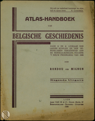 Afbeeldingen van Atlas-Handboek van Belgische Gechiedenis