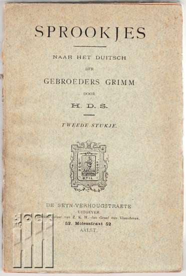 Image de Sprookjes. Tweede stukje. Naar het Duitsch der Gebroeders Grimm