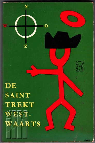 Afbeeldingen van De Saint trekt westwaarts. Omslag Dick Bruna