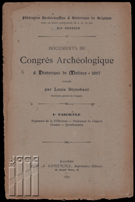 Afbeeldingen van Documents du Congrès Archéologique & Historique de Malines - 1897