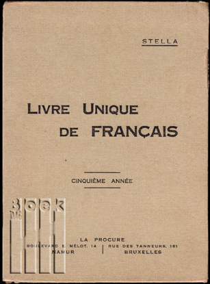 Image de Livre unique de Français. Cinquième année