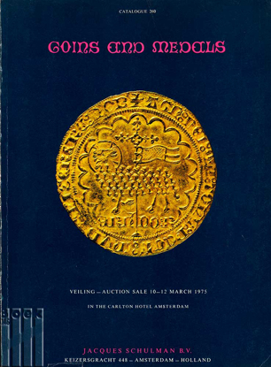 Picture of Catalogue 260. Coins and medals. Noord-en Zuid Nederlandse munten. Les Pays-Bas. The Low Countries. Hainaut Henegouwen. Historie- en Gildepenningen. Renaissance medals.