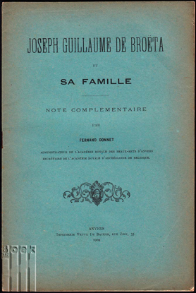 Afbeeldingen van Joseph Guillaume de Broëta et sa famille. Note complementaire