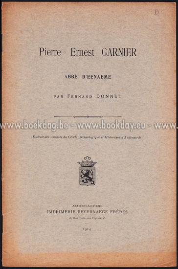 Picture of Pierre-Ernest Garnier. Abbé d' Eenaeme