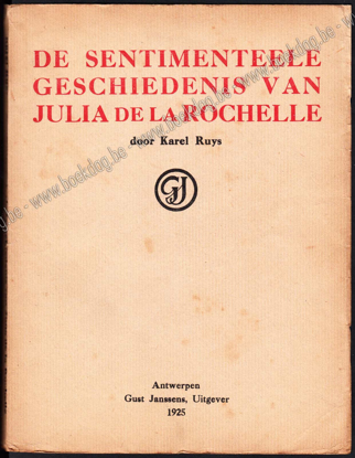 Afbeeldingen van De sentimenteele geschiedenis van Julia de la Rochelle