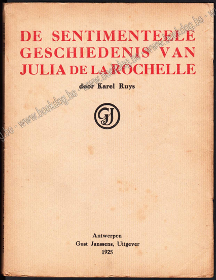Picture of De sentimenteele geschiedenis van Julia de la Rochelle