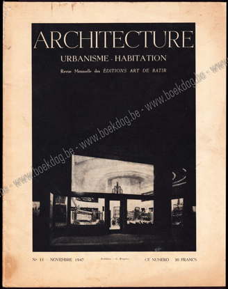 Image de Architecture. Urbanisme - Habitation. Nr. 11. 1947