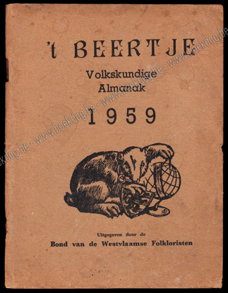 Picture of 't Beertje. Volkskundige Almanak voor West-Vlaanderen 1959