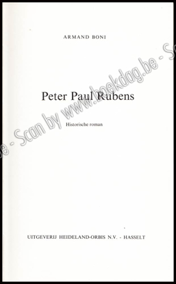 Picture of Peter Paul Rubens. Historische roman