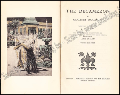 Afbeeldingen van The Decameron. Two volumes complete