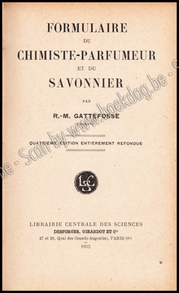 Afbeeldingen van Formulaire du Chimiste-Parfumeur et du Savonnier