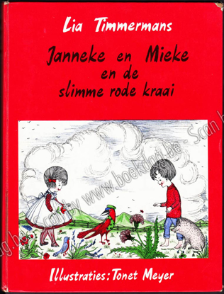 Afbeeldingen van Janneke en Mieke en de slimme rode kraai