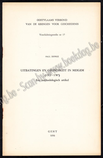 Afbeeldingen van Uitbating en grondbezit in Meigem (1571-1787). Een methodologisch artikel