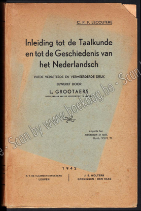 Afbeeldingen van Inleiding tot de Taalkunde en tot de Geschiedenis van het Nederlandsch