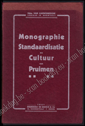 Picture of Monographie standaardisatie en cultuur van pruimen