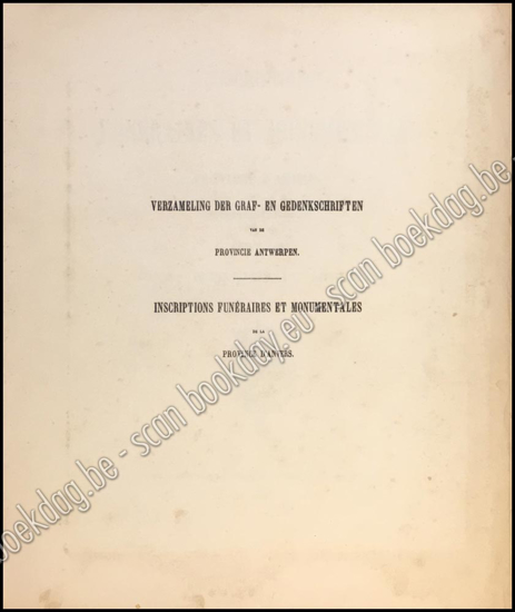 Picture of Verzameling van Graf- en Gedenkschriften van de Provincie Antwerpen. Arondissement Mechelen. 7de deel: LIER, Parochie- en Kloosterkerken