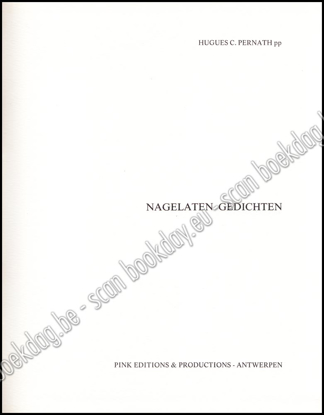 Picture of Nagelaten Gedichten. Luxe exemplaar nr. I