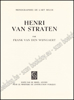 Picture of Henri Van Straten. Monographies de l'art belge